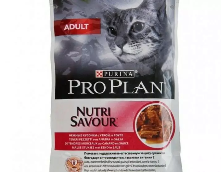 Purina Pro Plan Cat Feed (64 bilder): Sammensetningen av kattematerialer med probiotiske og andre, klassen av fôr for katter. Flytende og tørre produkter. Vurderinger. 22127_42