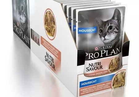 Purina پرو پلان بلی فیڈ (64 فوٹو): Probiotic اور دیگر کے ساتھ بلی فیڈ کی تشکیل، بلیوں کے لئے فیڈ کی کلاس. مائع اور خشک مصنوعات. جائزے 22127_44
