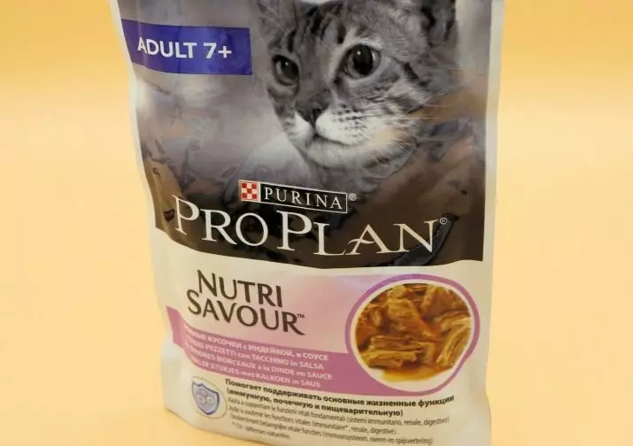 Purina Pro Plan Cat Feed (64 fotek): Složení koček krmí s probiotickými a jinými, třídou krmiva pro kočky. Kapalné a suché produkty. Recenze 22127_45