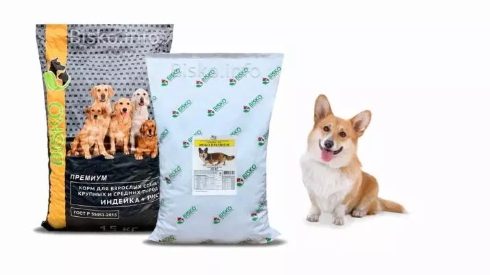 Alimentar Bisko: per a gossos i gats. Composició d'alimentació d'alta qualitat. L'aliment sec per a cadells i animals adults, la seva revisió. Referentacions 22129_12