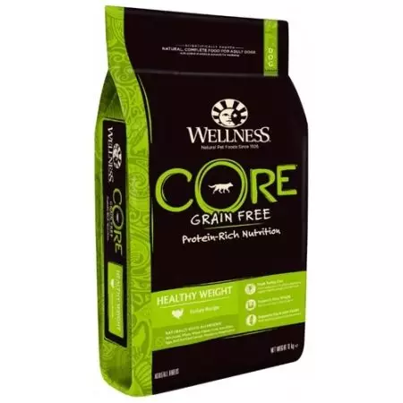 Core Wellness kanggo asu: komposisi, panganan kanggo anak anjing lan watu cilik, garing lan udan nganggo lamb, spesies liyane 22132_6