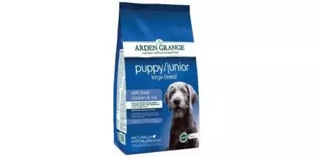Alimentos para perros Arden Grange: Para razas grandes y medianas. Composición de piensos secos para cachorros y perros adultos, comentarios 22136_19