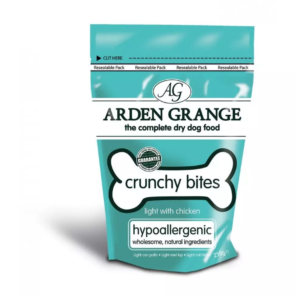 Nourriture pour chiens Arden Grange: Pour les grandes et moyennes races. Composition des aliments secs pour chiots et chiens adultes, avis 22136_23