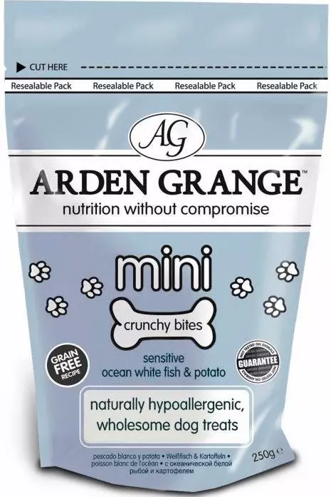 Nourriture pour chiens Arden Grange: Pour les grandes et moyennes races. Composition des aliments secs pour chiots et chiens adultes, avis 22136_24