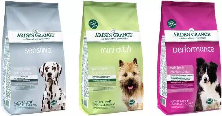 Nourriture pour chiens Arden Grange: Pour les grandes et moyennes races. Composition des aliments secs pour chiots et chiens adultes, avis 22136_3