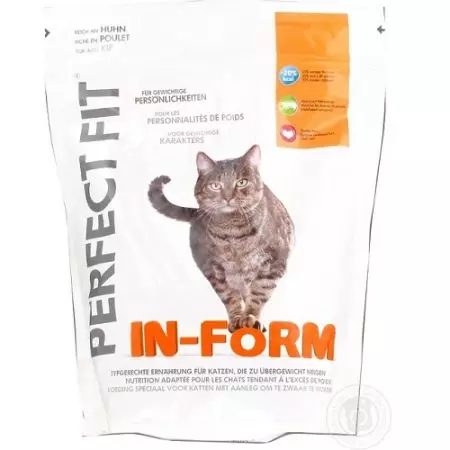 Perfekt passform kattfoder (37 bilder): Klass av Feline Feed och Sammansättning. Bra mat för hemlagade katter med nötkött och kalkon, andra produkter. Recensioner 22140_28