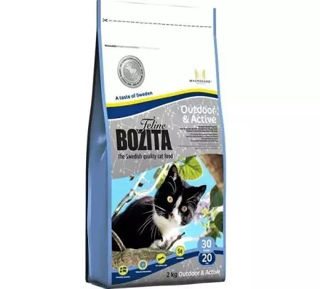 القط للقطط BOZITA: الرطب والجاف، للقطط المعقمة وللقطط، وتكوين الأعلاف المعلب وغيرها. تقييم 22142_13