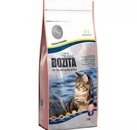 القط للقطط BOZITA: الرطب والجاف، للقطط المعقمة وللقطط، وتكوين الأعلاف المعلب وغيرها. تقييم 22142_16
