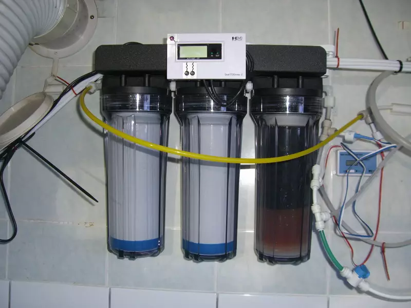 Osmosis for აკვარიუმი (14 ფოტო): რა არის და რა არის საპირისპირო osmosis გვჭირდება? წყლის Reminalalization სისტემა 22191_4