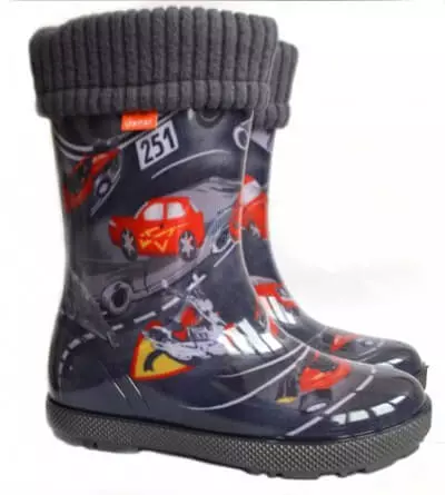 Lastik Boots Demar (67 Fotoğraf): Çocuk ayakkabısı, yalıtımlı modeller hakkında yorumlar 2236_28