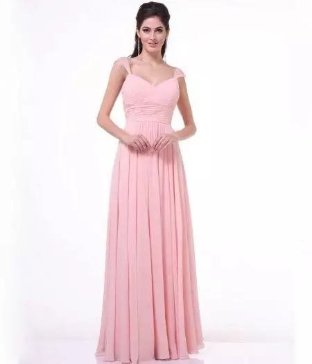 Hosszú ruhás rózsaszín ruha