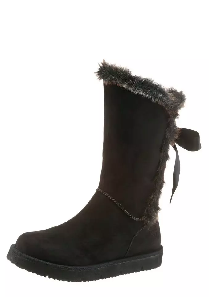 Tamaris Boots (52 foto): Modelli invernali da donna in pelliccia naturale, recensioni della compagnia 2243_17