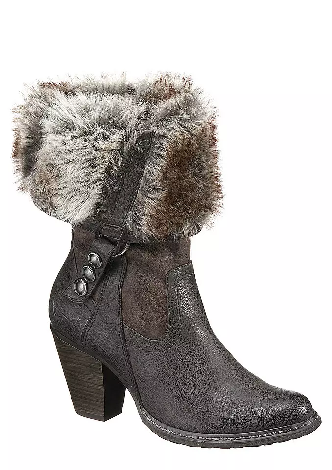 Tamaris Boots (52 foto): Modelli invernali da donna in pelliccia naturale, recensioni della compagnia 2243_39