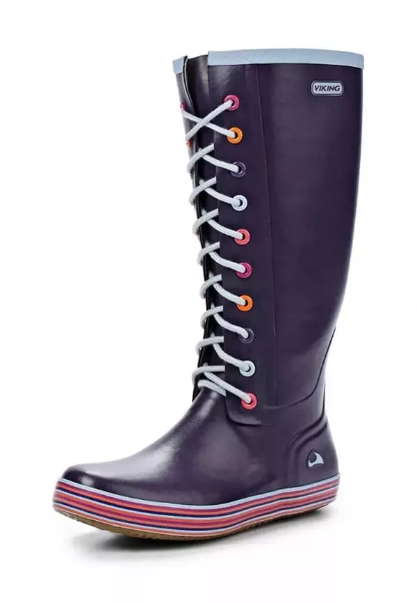 Wikigi Boots (73 Foto): Model Polyurethane Anak Musim Dingin dan Wanita, Dimensional Mesh dan Viking Reviews 2258_68
