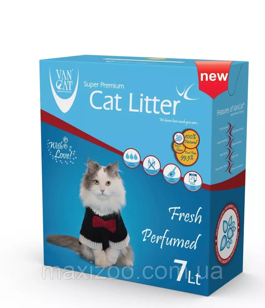 फिलर्स व्हॅन मांजरी: कॅट टॉयलेट 
