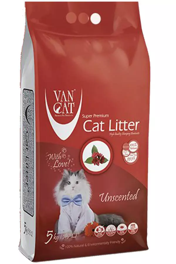 Töltőanyagok Van Cat: Commary töltőanyag 20 kg macska WC 