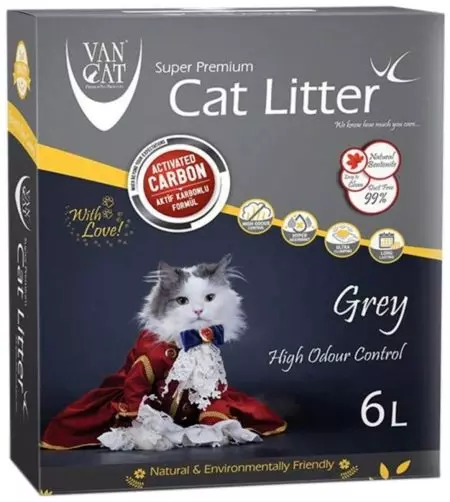 Fillers Van Cat. Commer Filler 20 կգ կատու զուգարանի համար «100% բնական» եւ ստանդարտ, կատուների համար այլ լցոնիչներ, ակնարկներ 22612_8