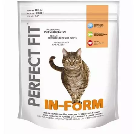 Feed til steriliserede katte Perfekt pasform (20 billeder): tør og våd feed 10 kg og andet volumen. Sammensætningen af ​​foder til neuterede katte. Bedømmelser af læger 22637_12