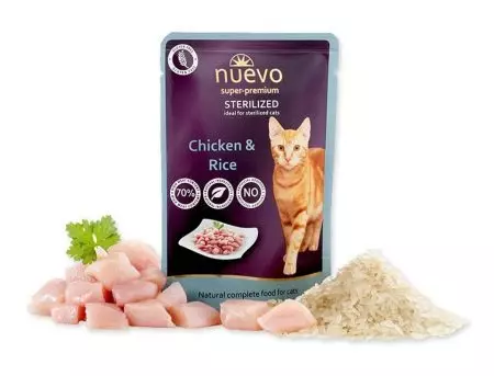 Nuevo: Macska takarmány, kutyák és kiscicák. A konzervek és egyéb termékek áttekintése 22651_14