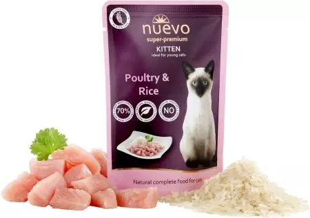 Nuevo: Macska takarmány, kutyák és kiscicák. A konzervek és egyéb termékek áttekintése 22651_5
