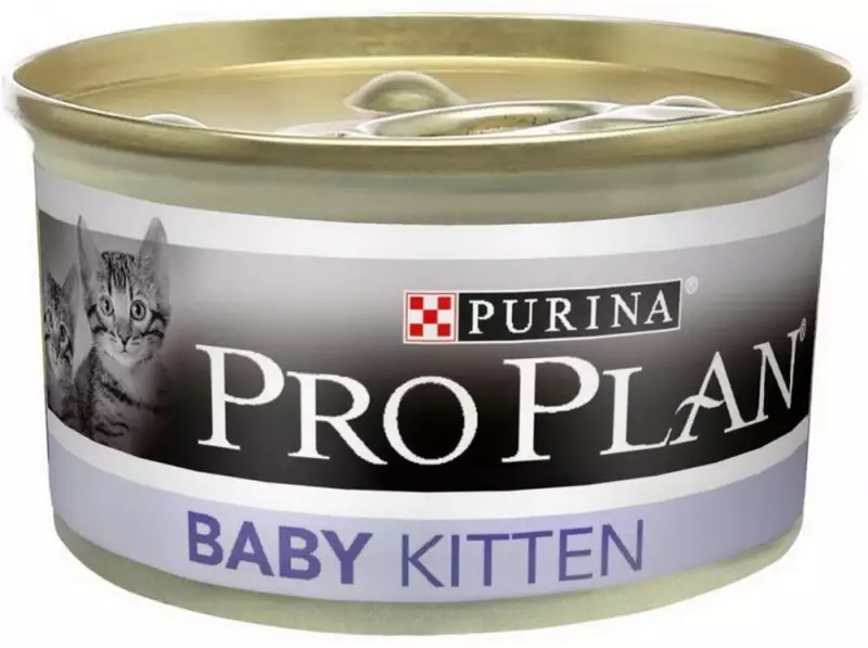 Wet Food for Cats Purina Pro Plan: Puffy en ingeblikt voedsel met patestones, voedersamenstellingen Nutrisavour delicate, NutrisAvour gesteriliseerd en anderen 22658_24