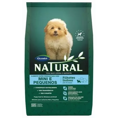 Нахранете Guabi Natural: видове храни за кучета и котки, за котенца и кученца, съставът на суха храна за кучета дребни камъни. Преглед на отзивите на клиентите 22661_10