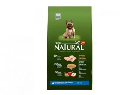 Нахранете Guabi Natural: видове храни за кучета и котки, за котенца и кученца, съставът на суха храна за кучета дребни камъни. Преглед на отзивите на клиентите 22661_9
