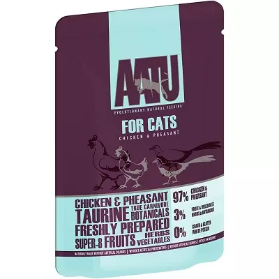 Aatu feed: alimentos secos e molhados. Características e descrição dos produtos para gatos e cães 22669_17