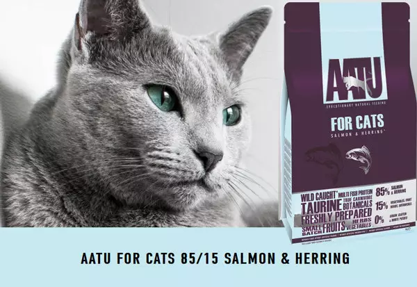 Aatu feed: alimentos secos e molhados. Características e descrição dos produtos para gatos e cães 22669_8