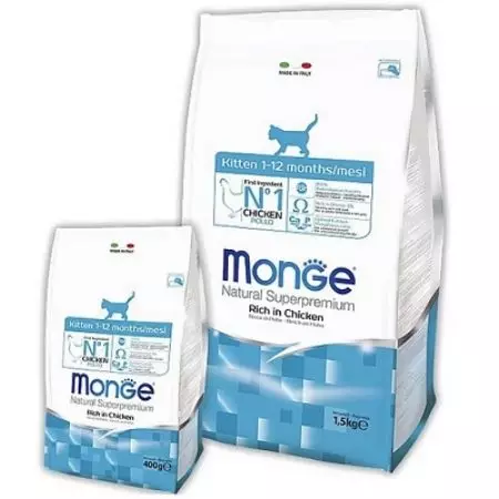 Suchý Monge krmivo pro kočky: Složení. Přehled zpětné vazby s hovězím masem a králíkem pro dospělé kočky a koťata, jiné italské jídlo. Recenze 22680_11
