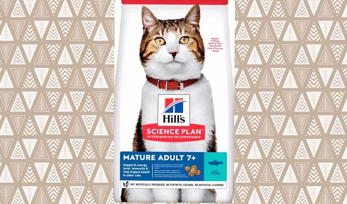 Hill's Cat Feed: Sastav feline feline. Konzervirana hrana za mačke. Jesu li oni najbolji Purina Pro plan i Royal Canin? Hrana sa povrćem i piletinom. Recenzije 22688_19