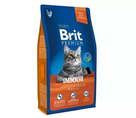 Thức ăn khô cho mèo Brit: Thành phần của thức ăn từ Lines Premium, chăm sóc và ăn uống thú y cho mèo con và mèo trưởng thành, đánh giá của khách hàng 22691_7