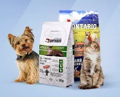 Mat för katter Ontario: För kattungar och steriliserade katter, torra matkompositioner och våt konserverad tillverkare. Recensioner 22695_3