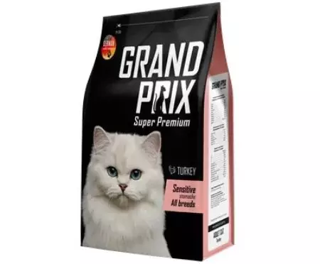 Grand Prix Cat Feed: Pro sterilizované sphinxy a koťata, suché a mokré potraviny. Recenze 22697_8
