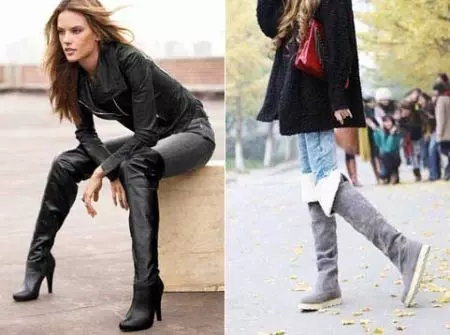Boots (159 foto): Model wanita modis dan cantik 2021-2022, perusahaan populer Gianmarco Lorenzi, Basic, MARA dan Marc Jacobs 2269_144
