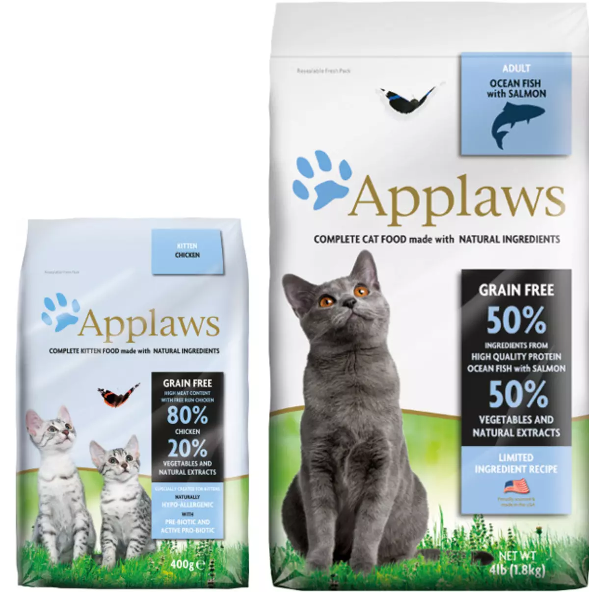 تغذية القط Applaws: لصغار القطط والقطط المعقمة، تكوينها. رسول الجاف والعلف الرطب، استعراضها. تقييم 22701_9