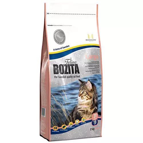 Bozita Feed: våt och torr mat från tillverkaren. Sammansättning. Mat från makrill, kyckling, lax och andra ingredienser. Recensioner 22706_19