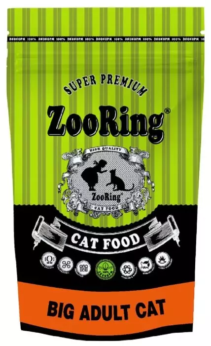 Mačke za mačke Zooring: Sestava suhega in mokrega krme za mladiče do 12 mesecev in odraslih mačk in mačk, preglede pregledov 22708_17
