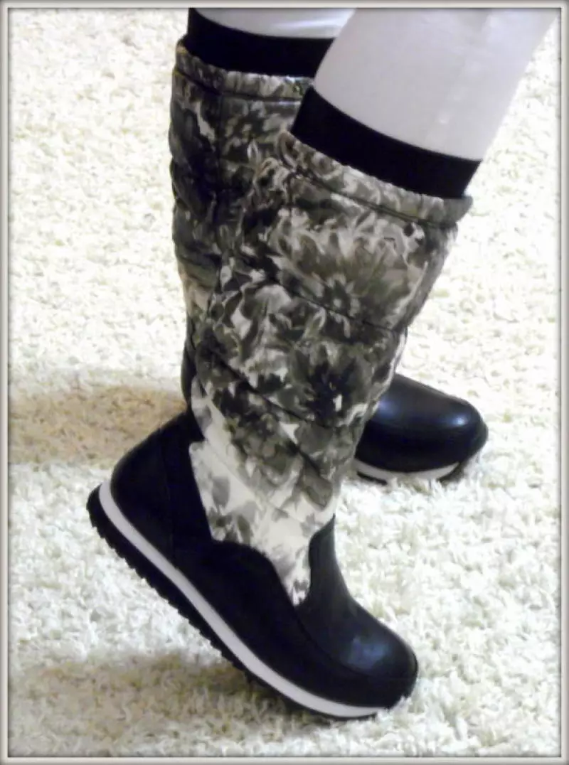 Dámske Zimné Duty Boots (85 fotografií): Izolované vysoké vyfukovanie modely pre zimu, s ktorými na sebe náladu na klinke, recenzie 2270_30