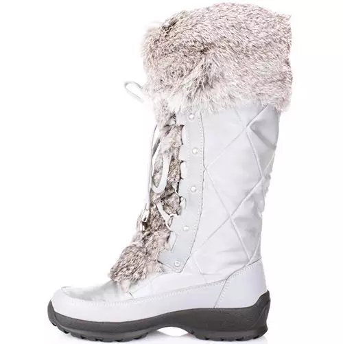 Winter Devwa Boots Fanm (85 foto): izole modèl kònen segondè pou sezon fredi a, ak ki mete yon atitid sou yon bon rapò sere, revize 2270_32