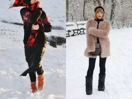 Women's Winter Duty Boots (85 mga larawan): Insulated High Blow Models para sa taglamig, na may suot ng mood sa isang wedge, mga review 2270_62
