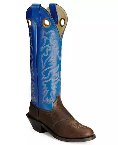 Botas de vaquero (77 fotos): Cosaces y modelos en el estilo del vaquero americano, que los usa y con qué, las botas de invierno hechas de cuero genuino. 2272_47