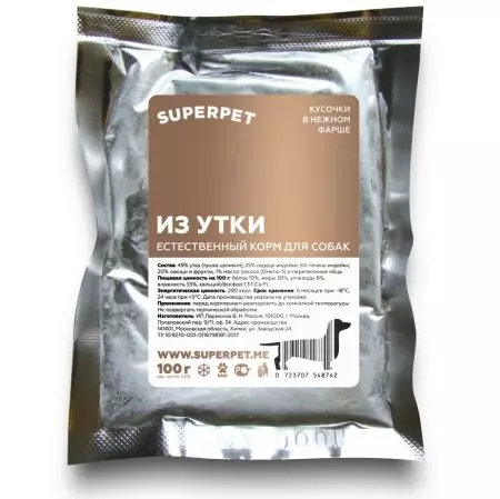 SUPERPET elikatzeko: katuak eta txakurrak. feed natural osaera. Berrikusteko berrikuspenak 22739_23