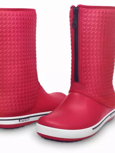 Crocs Boots (57 fotografií): detské kocky, topánky a topánky spoločnosti Cros, recenzie, Model Wellie Boot Boot 2275_35
