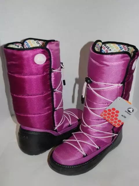 Crocs Boots (57 foto): Bambini per bambini, boots and boots Company Cros, recensioni, modello Wellie Rain Boot 2275_42