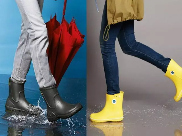 Crocs botes (57 fotos): atuells de fang per a nens, botes i botes d'empresa CROS, opinions, model Wellie carregador de pluja 2275_54