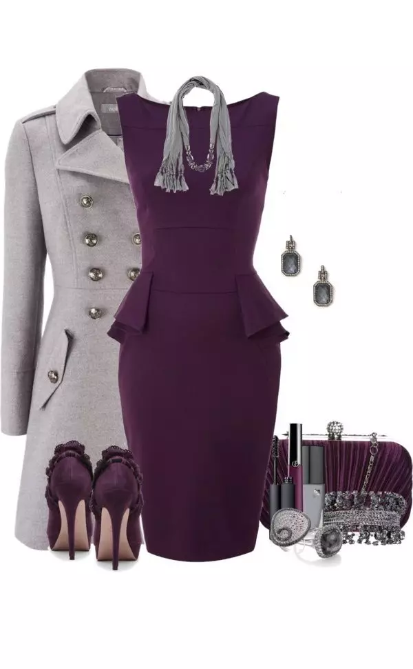 Purple rochie și accesorii pentru el pentru vara luminoasă de colorat