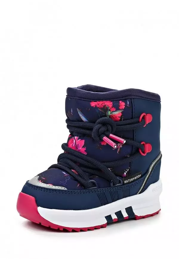 Female Duttoms Adidas (64 valokuvaa): talvi mallit adidas kengät, vauvan hollantit, Nasho linja, arvostelut 2281_32
