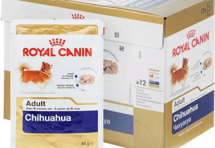 Pārtika Chihuahua: Kas ir labāk izvēlēties kucēniem? Super Premium klases barības vērtējums un citas sugas. Sausa un mitra barība suņiem dienā 22876_8