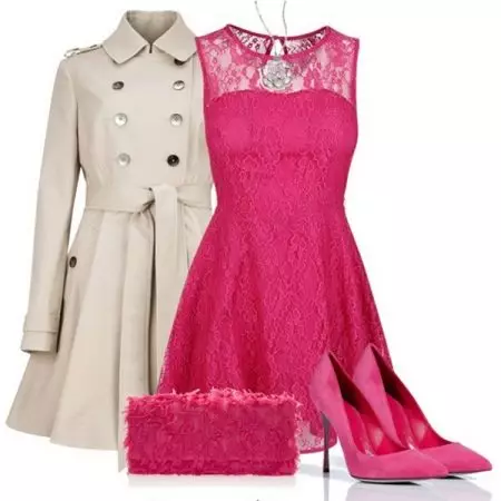 Sko til en rosa kjole (57 bilder): Hvilke farger og modeller passer til lyset og andre skygge av kjolen 2312_49